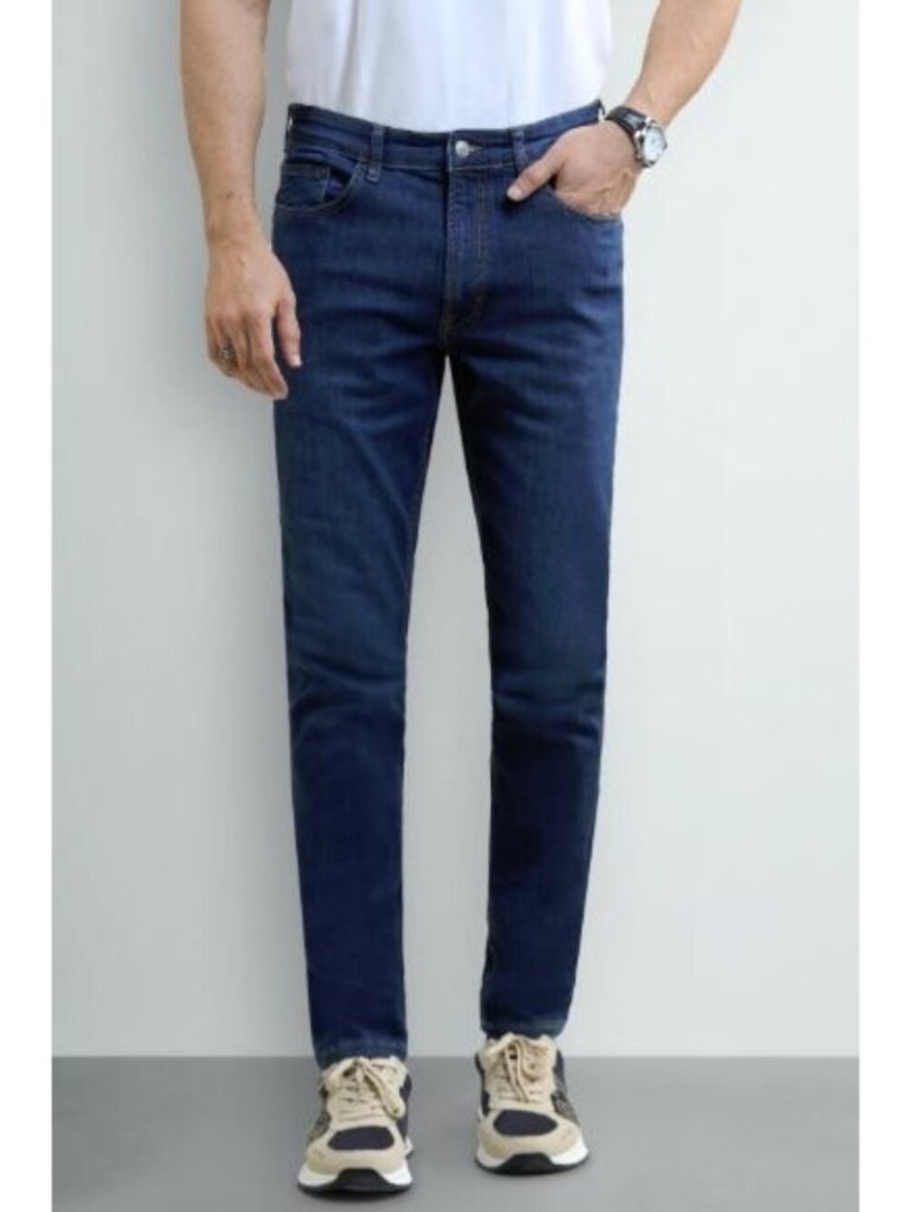 AX Armani Exchange Jeans Mens Size 31Slim Fit Low Rise Skinny Blue Dark Wash